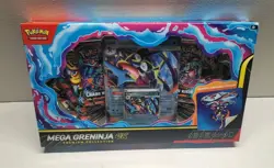Pokemon TCG Mega Greninja ex Premium Collection Box New Sealed 2026 - 8 Boosters - Image 1