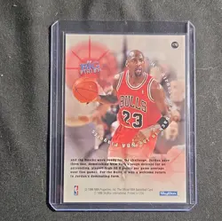 SkyBox 1996-97 NBA Hoops The Big Finish Insert Michael Jordan Bulls #176 - Image 2