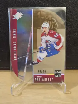 Martin Necas Gold /25 Holo View FX 2025-26 SPx Colorado Avalanche - Image 1