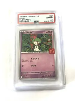 2025 Pokemon Mcdonald's Promo JP Ralts #021/M-P PSA 10 GEM MINT - Image 1
