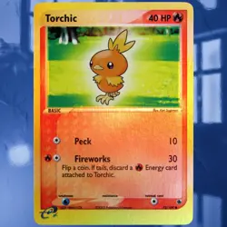 Pokemon Torchic #73/109 Ruby & Sapphire Reverse Holo Rare Card ☆Near-Mint/Mint☆ - Image 1