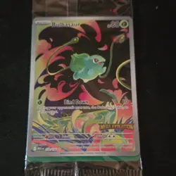 Pokemon TCG Bulbasaur 133/132 Misc Cards Illustration Rare Holo Eng Stamped - Image 1