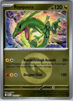 Rayquaza (Energy Symbol Pattern) 153/217 ME: Ascended Heroes - Pokemon Card - NM - Image 1
