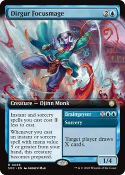 Dirgur Focusmage (Extended Art) - Near Mint MTG Commander: Secrets of Strixhaven - Image 1