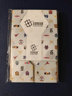 Gundam Card Game Storage Box & Resource Card Set EVX07 SDCC 2026 In Hand - Image 1