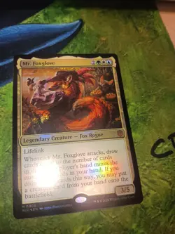 Mr. Foxglove 6 Mythic Commander: Bloomburrow Magic: The Gathering Foil Near Mint - Image 1