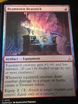 Beamtown Beatstick FOIL , March of the Machine , Near Mint , MTG ,FREE SHIPPING - Image 2