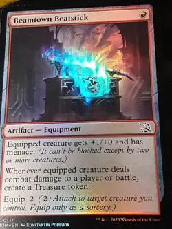 Beamtown Beatstick FOIL , March of the Machine , Near Mint , MTG ,FREE SHIPPING - Image 3