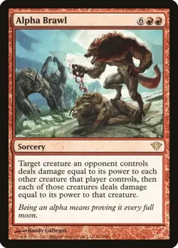 2x Alpha Brawl Dark Ascension LP MTG - Image 1
