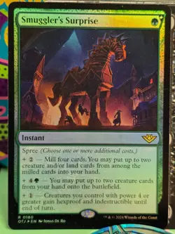Smuggler's Surprise #180 (Foil) (NM) Thunder Junction OTJ Magic MTG - Image 1