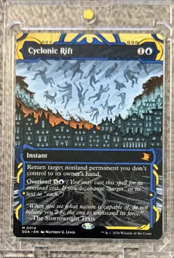 MTG Cyclonic Rift - Secrets of Strixhaven Mystical Archive NM Mythic - Image 1