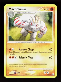 Pokemon Machoke 53/130 Diamond & Pearl Lightly Played - Image 1
