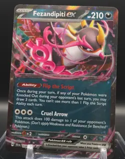 Pokemon - Fezandipiti ex 038/064 - Sv: Shrouded Fable Double Rare Holo (English) - Image 1