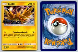 ZAPDOS - (PRERELEASE) SM159 HOLO PROMO SUN & MOON PROMO POKEMON MP - Image 3