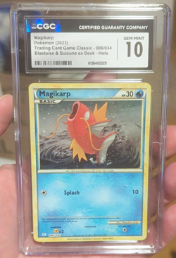 CGC 10 Magikarp 006/034 Holo 2023 Pokemon TCG Trading Card Game Classic - Image 1