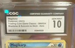 CGC 10 Magikarp 006/034 Holo 2023 Pokemon TCG Trading Card Game Classic - Image 2