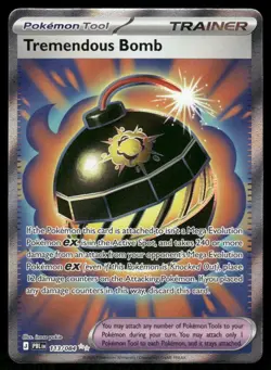 Pokemon Cards Tremendous Bomb 113/084 Holo Pitch Black Ultra Rare NM *2 - Image 1