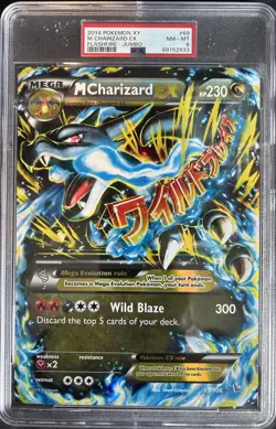 2014 Pokemon Flashfire Mega Charizard EX Jumbo #69 - PSA 8 - Image 1