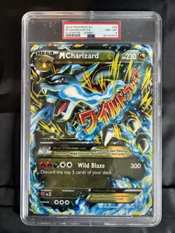 2014 Pokemon Flashfire Mega Charizard EX Jumbo #69 - PSA 8 - Image 5