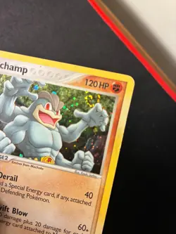 Pokemon Legend Maker Machamp Holofoil HP SWIRL - Image 2
