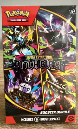 Pokemon TCG Mega Evolution: Pitch Black Booster Bundle (6 Booster Packs) - Image 1