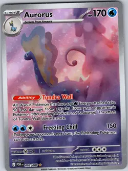 Aurorus 092/088 Holo Illustration Rare Perfect Order Pokemon Near Mint - Image 1