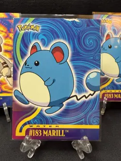 Pokemon Topps Johto Series Blue Logo Tv Animated Series Nintendo 2001 👀👀 - Image 2