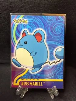 Pokemon Topps Johto Series Blue Logo Tv Animated Series Nintendo 2001 👀👀 - Image 3