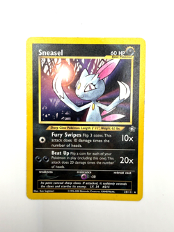 Pokemon TCG Sneasel 25/111 1st Edition Rare Neo Genesis WOTC NM English - Image 3