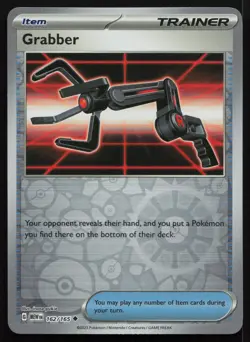 Grabber 162/165 Uncommon 151 Pokemon Reverse Holo NM - Image 1