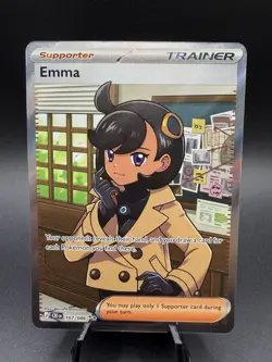 Emma 107/86 Full Art Ultra Rare Pokemon Chaos Rising ME04 NM - Image 1