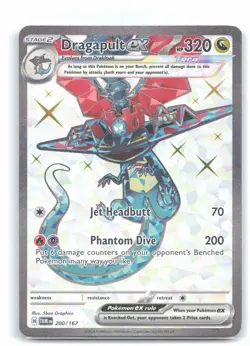 Pokemon Dragapult ex [TWM - 200/167] Ultra Rare NM CS-02 - Image 2