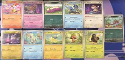 Pokemon TCG Chaos Rising Misprint Miscut Error Top and Bottom - Lot Of 11 - Image 1