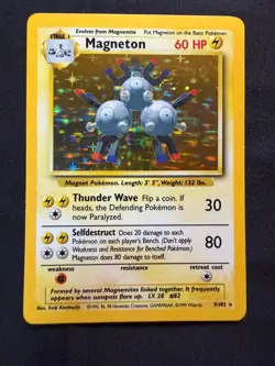 1999 Pokemon Base Set Venusaur Magneton Clefairy Raichu holo MINT - Image 2