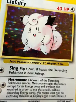 1999 Pokemon Base Set Venusaur Magneton Clefairy Raichu holo MINT - Image 3