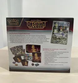 Free Shipping ✔🐦‍🔥Pokemon TCG 🔥🔥Obsidian Flames Elite Trainer Box ETB New - Image 2