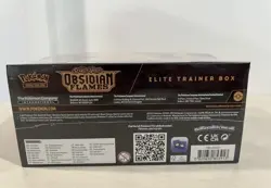 Free Shipping ✔🐦‍🔥Pokemon TCG 🔥🔥Obsidian Flames Elite Trainer Box ETB New - Image 5