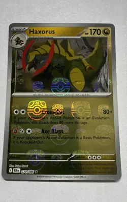 Haxorus (Master Ball Pattern) 070/086 Sv: Black Bolt Holo - Image 1