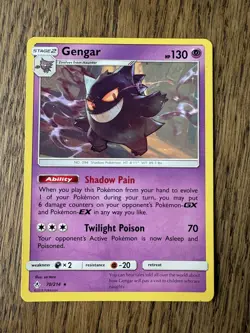 Gengar 70/214 Rare Unbroken Bonds Pokemon NM/VLP - Image 1