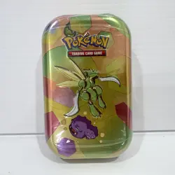 Sealed Pokemon 151 Mini Tin - Scyther - 2 Packs - Scarlet & Violet - Image 1