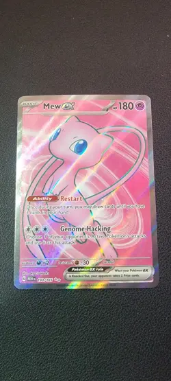 Pokemon TCG Mew ex Scarlet & Violet 151 Full Art Holo Ultra Rare 193/165 Eng - Image 1