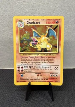 🔥1999 WOTC Pokemon Charizard HOLO Base Set 4/102🔥 - Image 1