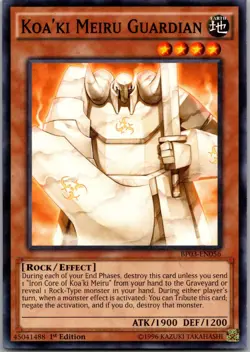 Koa'ki Meiru Guardian 1st Edition Rare Battle Pack 3: Monster League BP03-EN056 - Image 1