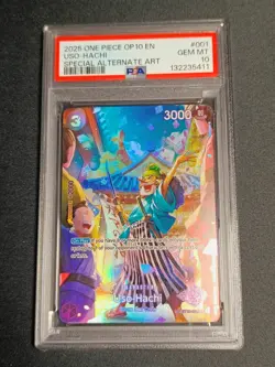 2025 ONE PIECE OP10-ROYAL BLOOD #001 USO-HACHI SPECIAL ALTERNATE ART - Image 1