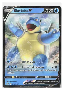 BLASTOISE V SWSH101 HOLO PROMO SWORD & SHIELD PROMO POKEMON NEAR MINT - Image 1