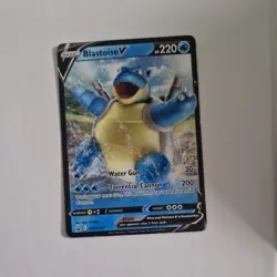 Pokemon Blastoise V SWSH101 Black Star Promo Holo LP - Image 1