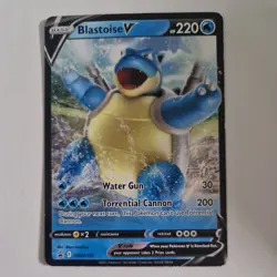 Pokemon Blastoise V SWSH101 Black Star Promo Holo LP - Image 2