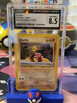 Pokemon TCG Shuckle Neo Revelation 51/64 Regular Unlimited Common CGC 8.5 - Image 1