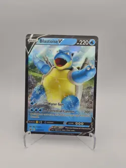 Pokemon Card Blastoise V SWSH101 Black Star Promo Near Mint - Image 1