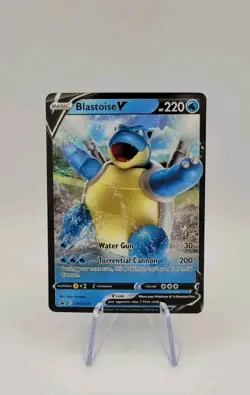 Pokemon TCG: Blastoise V SWSH101 Black Star Promo Ultra Rare Holo - NM - Image 1